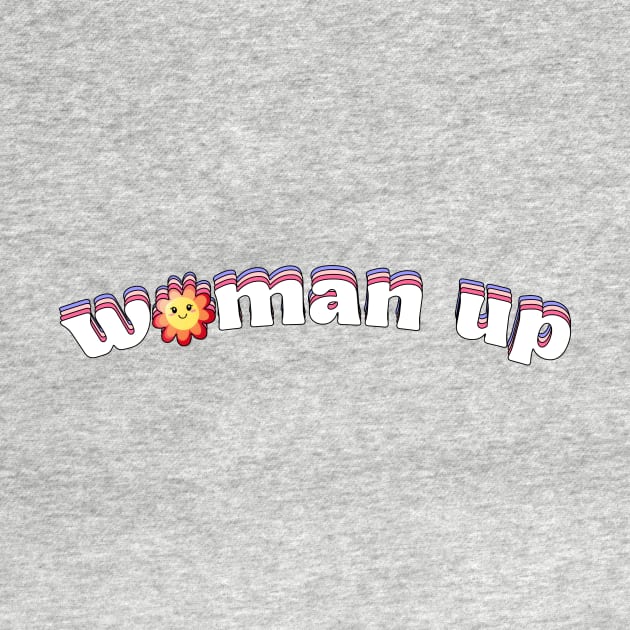 Woman Up Girl Boss Feminist Design by Edgi